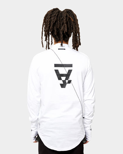 The Anti Order Man Made Long Sleeve T-Shirt White/Black