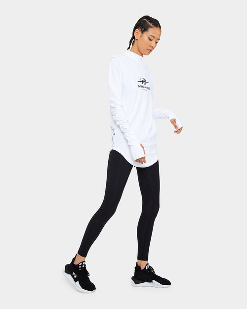 The Anti Order Man Made Long Sleeve T-Shirt White/Black