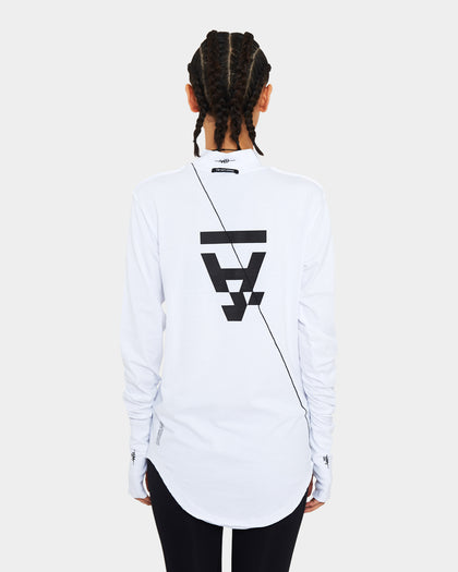 The Anti Order Man Made Long Sleeve T-Shirt White/Black