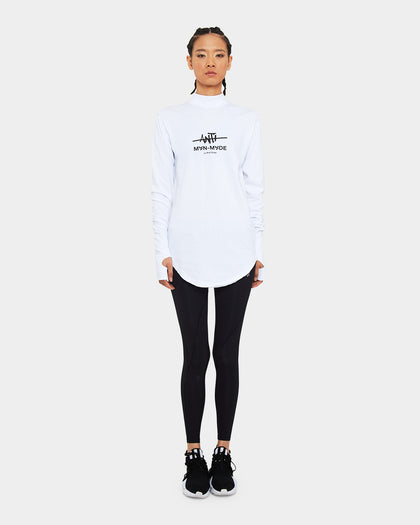 The Anti Order Man Made Long Sleeve T-Shirt White/Black