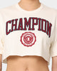 Champion Women's Heritage Archive Crop T-Shirt Chalk White