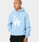 New Era Los Angeles Dodgers Hoodie Charcoal/Sky Blue