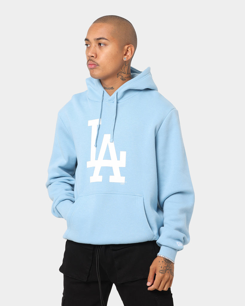 New Era Los Angeles Dodgers Hoodie Charcoal/Sky Blue | Culture