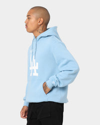 New Era Los Angeles Dodgers Hoodie Charcoal/Sky Blue