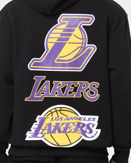 New Era Los Angeles Lakers Multi Logo Hoodie Black