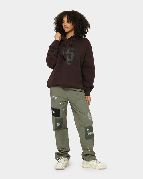 New Era San Diego Padres Hoodie Dark Brown