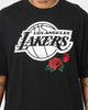 New Era Los Angeles Lakers Rose Oversized T-Shirt Black
