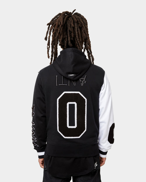 The Anti Order Corvus College Hoodie Black/White