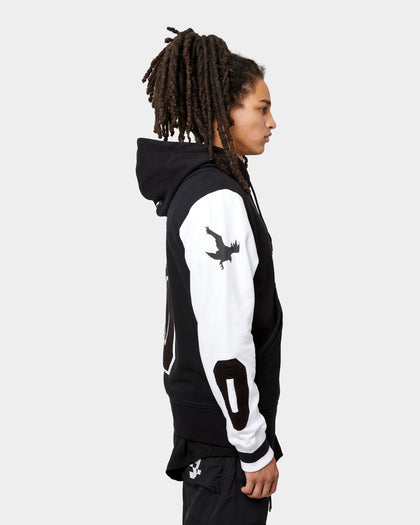 The Anti Order Corvus College Hoodie Black/White