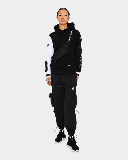 The Anti Order Corvus College Hoodie Black/White