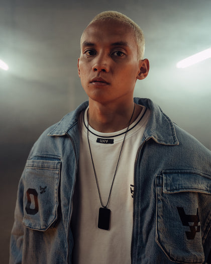 The Anti Order Los Angeles Champions Denim Jacket Light Blue/Black