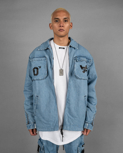 The Anti Order Los Angeles Champions Denim Jacket Light Blue/Black