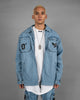 The Anti Order Los Angeles Champions Denim Jacket Light Blue/Black