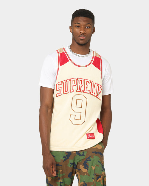 Supreme Terry Basketball Jersey Stone