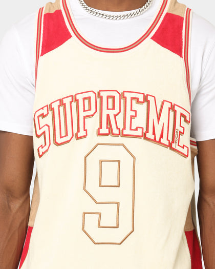 Supreme Terry Basketball Jersey Stone
