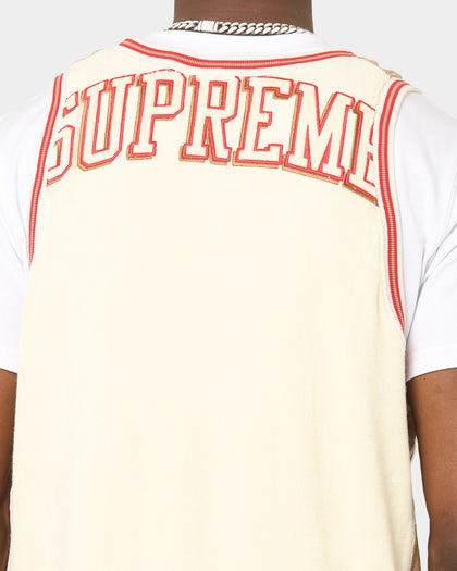 Supreme Terry Basketball Jersey Stone