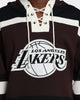 47 Brand Los Angeles Lakers Superior Lacer Hoodie Brown