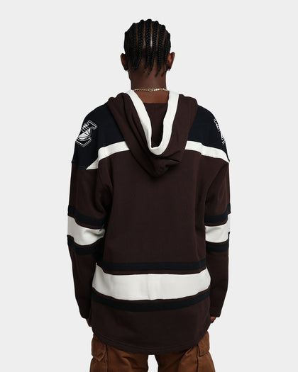 47 Brand Los Angeles Lakers Superior Lacer Hoodie Brown
