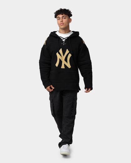 47 Brand New York Yankees Superior Lacer Hoodie Black/Gold