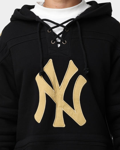 47 Brand New York Yankees Superior Lacer Hoodie Black/Gold