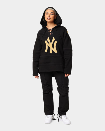 47 Brand New York Yankees Superior Lacer Hoodie Black/Gold