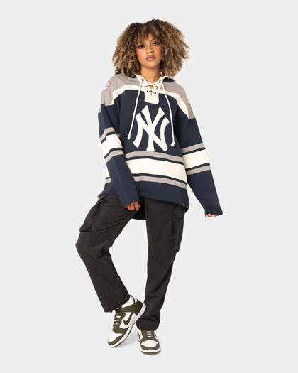 47 Brand New York Yankees Superior Lacer Hoodie Full Navy