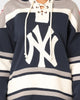 47 Brand New York Yankees Superior Lacer Hoodie Full Navy