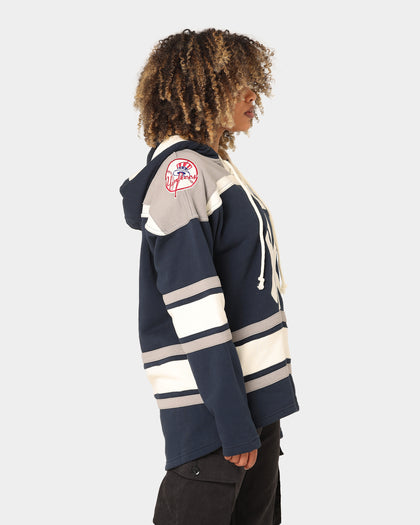 47 Brand New York Yankees Superior Lacer Hoodie Full Navy