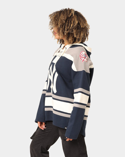 47 Brand New York Yankees Superior Lacer Hoodie Full Navy