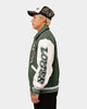 Loiter Flaws Varsity Jacket Green/Off White