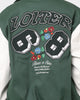 Loiter Flaws Varsity Jacket Green/Off White