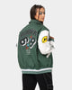 Loiter Flaws Varsity Jacket Green/Off White