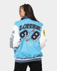 Loiter Flaws Varsity Jacket Blue/Off White