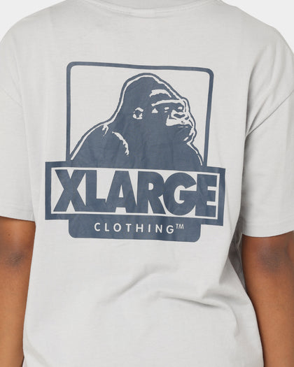 XLARGE 91 Text T-Shirt Grey/Navy