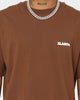 XLARGE 91 Text T-Shirt Brown/White