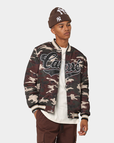 ジャケット・アウター Size XL Camo Logo Varsity Jacket Carré PDB Varsity Jacket Camo | Culture Kings US