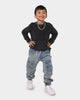 EN ES Kid's Shuffle Knit Jumper Washed Black