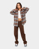 XXIII Women's Chika Flannel Shacket Brown