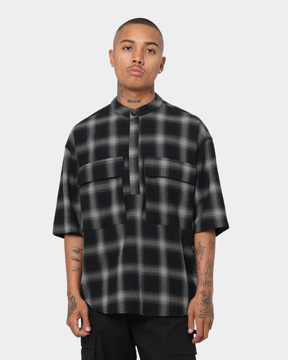 XXIII Lucid Mandarin Shirt Black
