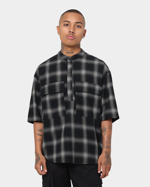 XXIII Lucid Mandarin Shirt Black