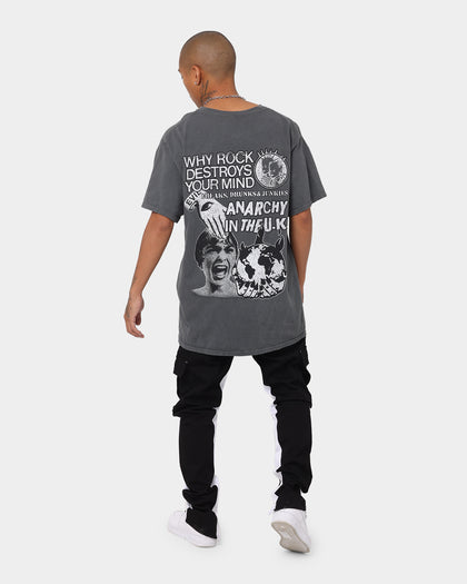 Rats Get Fat Anarchy In The UK Vintage T-Shirt Off Black