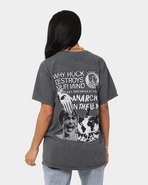 Rats Get Fat Anarchy In The UK Vintage T-Shirt Off Black