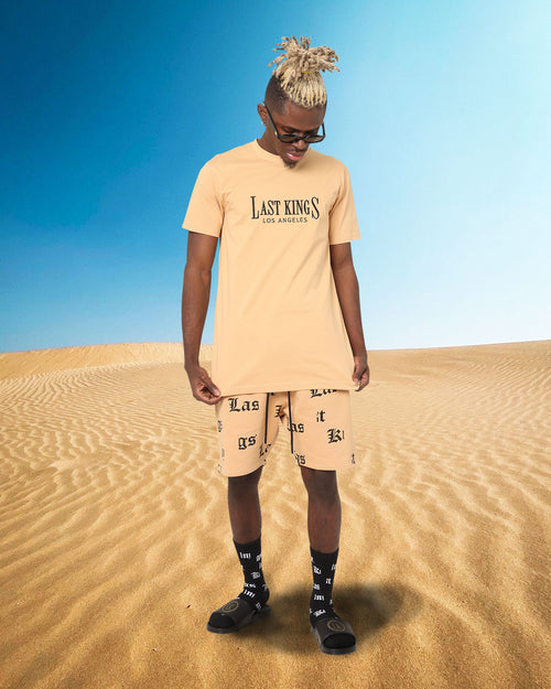 Last Kings Logotype Short Sleeve T-Shirt Sand