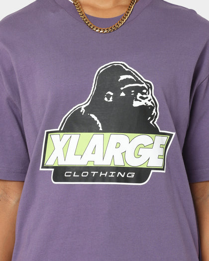 XLARGE 91 Slanted Logo T-Shirt Purple