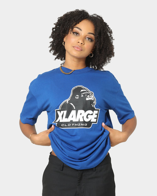 XLARGE 91 Slanted Logo T-Shirt Blue/Black