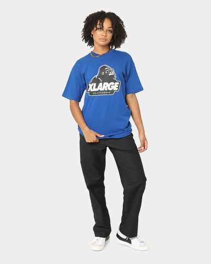 XLARGE 91 Slanted Logo T-Shirt Blue/Black