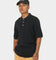 XLARGE Cable Knit Polo Shirt Black