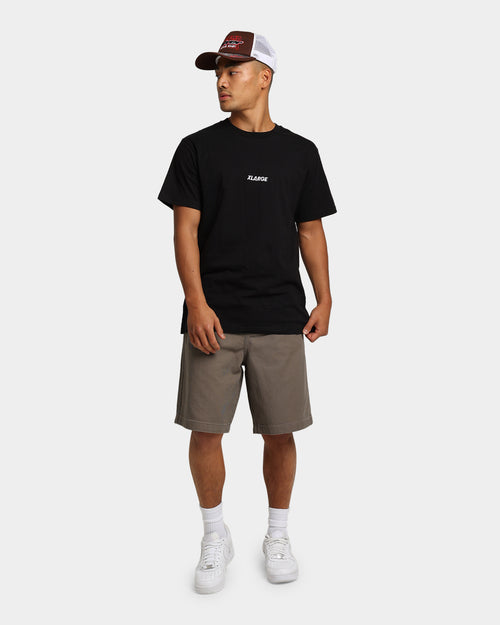 X-Large HW Text Short Sleeve T-Shirt Black