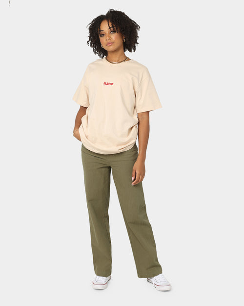 X-Large HW Text Short Sleeve T-Shirt Natural