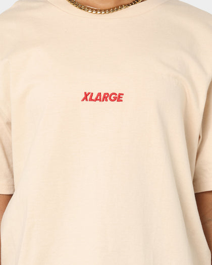 X-Large HW Text Short Sleeve T-Shirt Natural